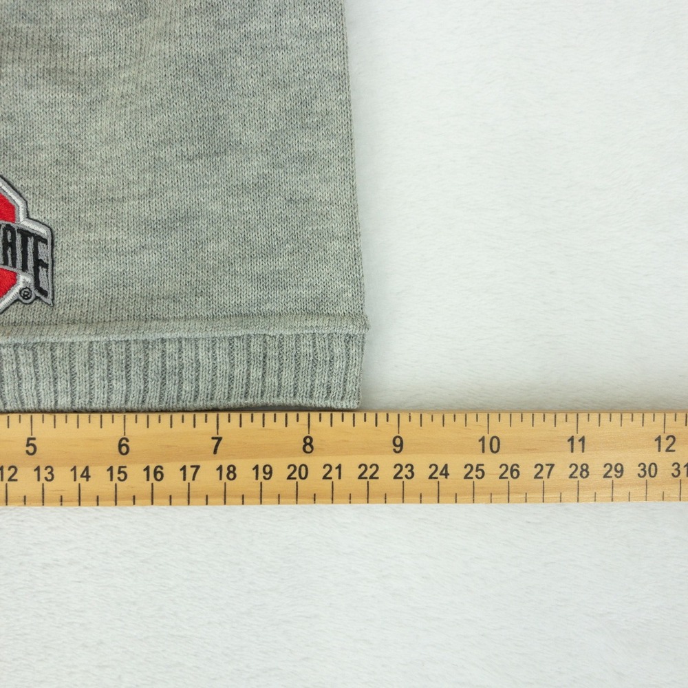 LogoFit Ohio State Beanie Mens One Size Gray 100 Cotton Embroidered Knit Hat New - Picture 11 of 12